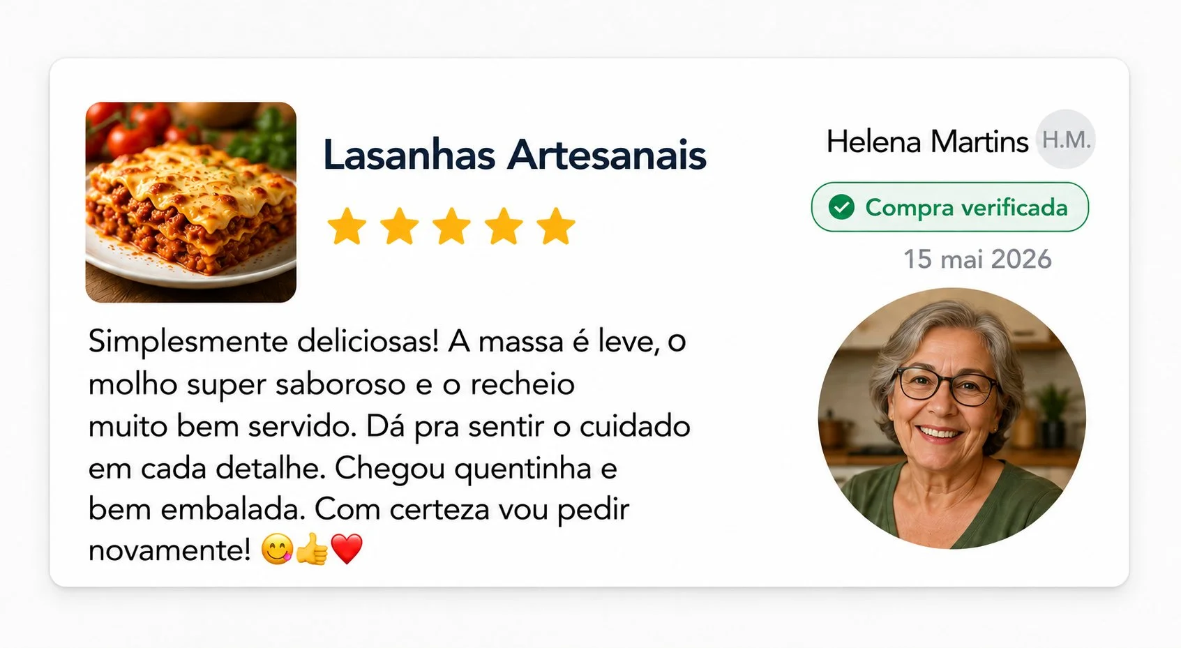 Andreia Lopes — Fiz R$190 em um fim de semana. Compra verificada.